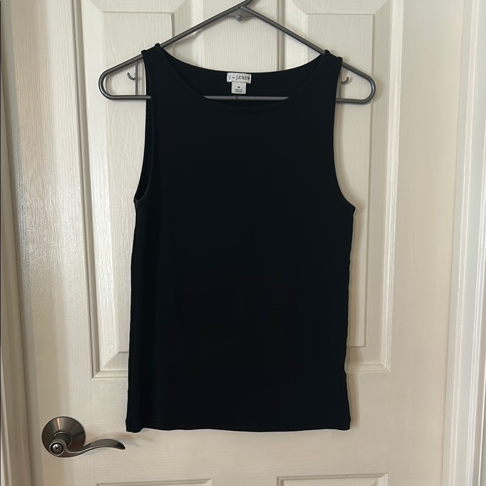 J. Crew Black Fitted Tank Top M